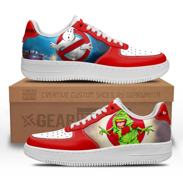 Slimer Vs Ghostbusters Air Sneakers Custom For Movies Fans 2 - Perfectivy