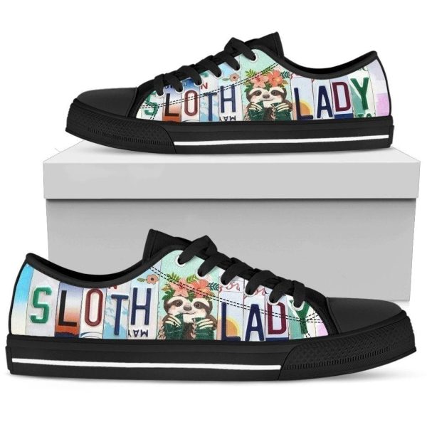 Sloth Lady Women'S Sneakers Style Sloth Lover Nh08-Gearsnkrs