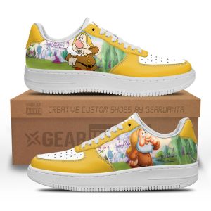 Sneezy Snow White and 7 Dwarfs Custom Air Sneakers QD12 1 - PerfectIvy
