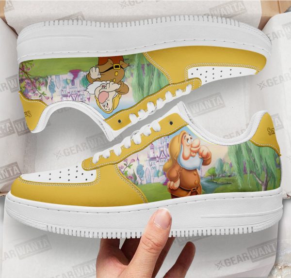 Sneezy Snow White And 7 Dwarfs Custom Air Sneakers Qd12 2 - Perfectivy