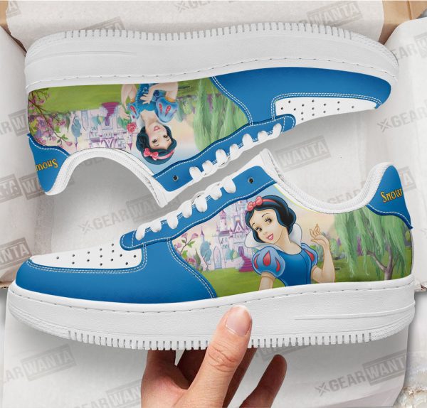 Snow White Princess Custom Air Sneakers Qd12 2 - Perfectivy