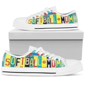 Softball Mom Funny Mom Gift Women's Sneakers Style NH08-Gear Wanta