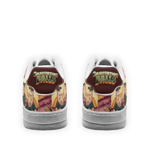 Soos Ramirez Air Sneakers Custom Gravity Falls Cartoon Shoes 4 - Perfectivy