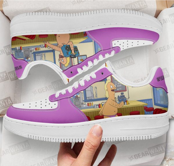 Speedo Guy Bob'S Burger Custom Air Sneakers Qd12 2 - Perfectivy