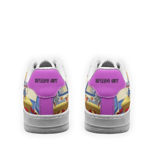 Speedo Guy Bob'S Burger Custom Air Sneakers Qd12 3 - Perfectivy