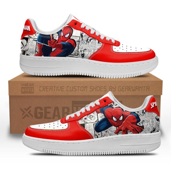 Spider-Man Air Sneakers Custom Comic Shoes 2 - Perfectivy