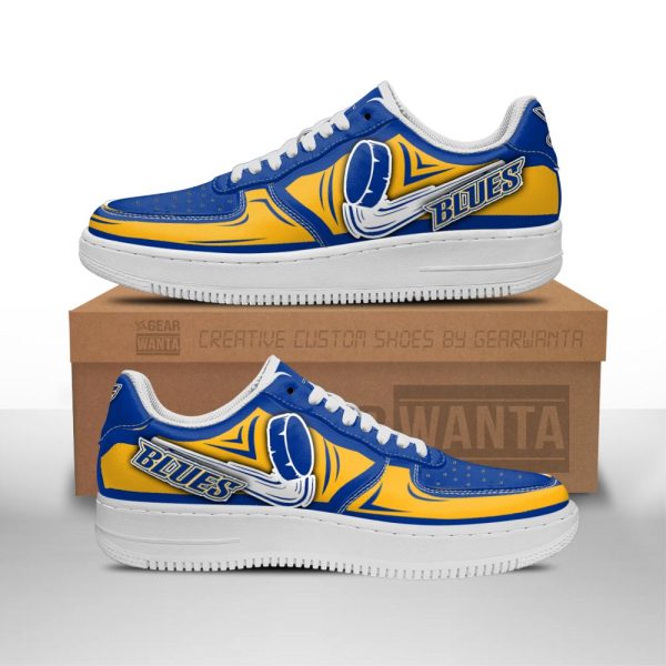 St Louis Blues Air Shoes Custom Naf Sneakers For Fans-Gearsnkrs