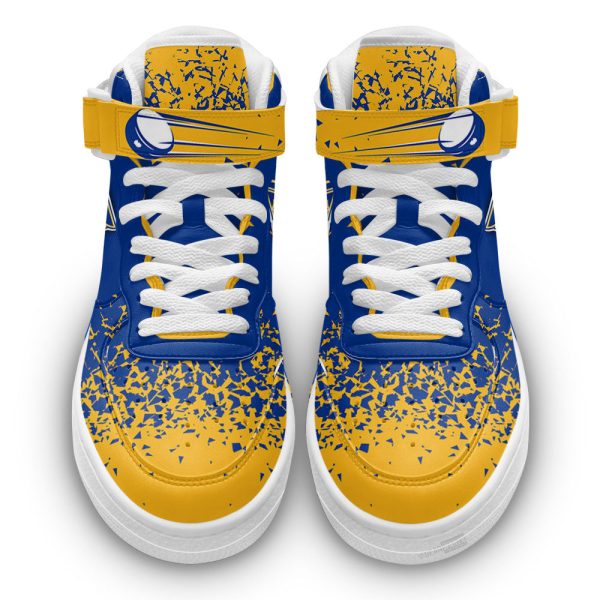 St. Blues Air Mid Shoes Custom Hockey Sneakers Fans-Gearsnkrs