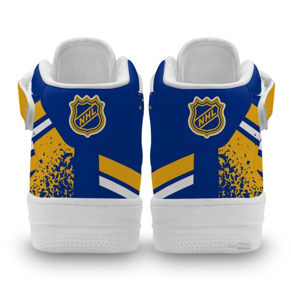 St. Blues Air Mid Shoes Custom Hockey Sneakers Fans-Gearsnkrs
