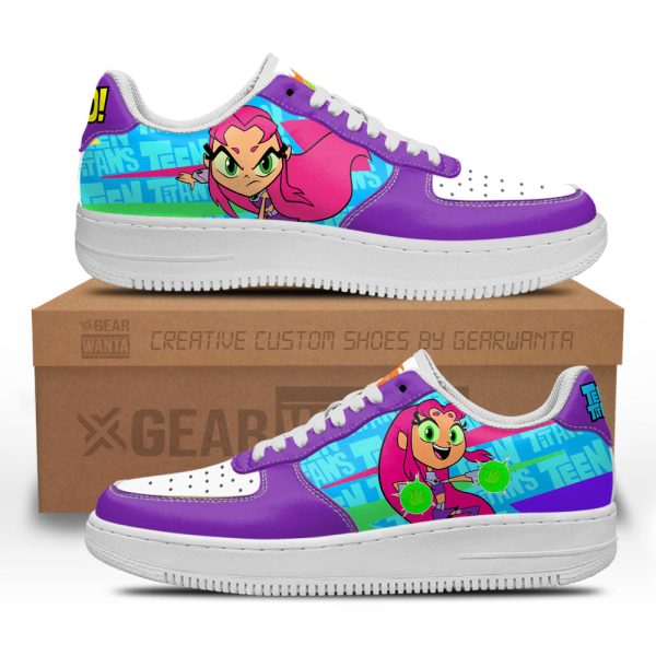 Starfire Air Sneakers Custom Teen Titan Go Cartoon Shoes 2 - Perfectivy