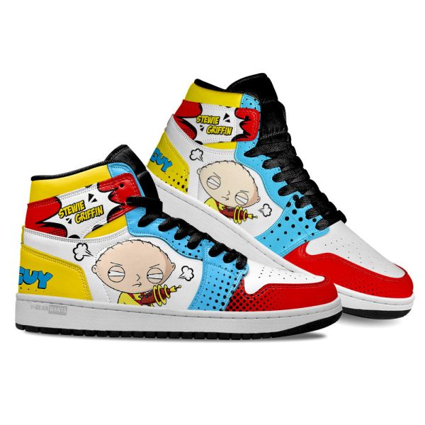 Stewie Griffin Aj1 Sneakers Custom Family Guy Shoes 1 - Perfectivy