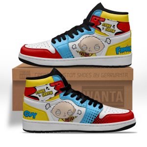 Stewie Griffin AJ1 Sneakers Custom Family Guy Shoes 2 - PerfectIvy