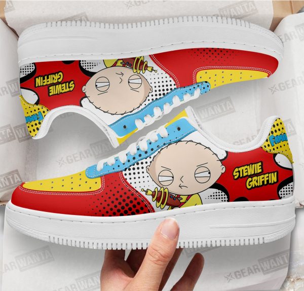 Stewie Griffin Family Guy Air Sneakers Custom Cartoon Shoes 1 - Perfectivy