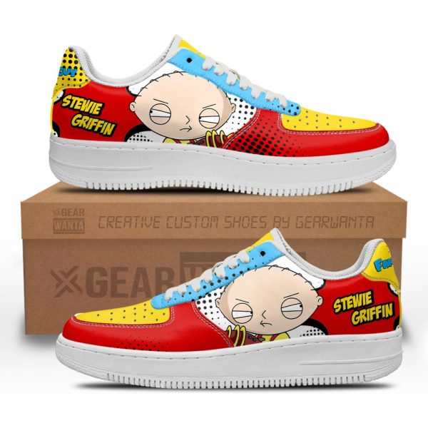 Stewie Griffin Family Guy Air Sneakers Custom Cartoon Shoes 2 - Perfectivy