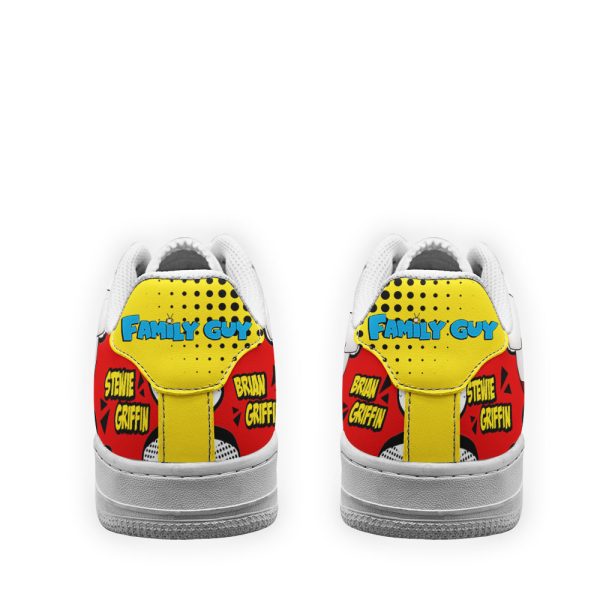 Stewie And Brian Griffin Family Guy Air Sneakers Custom Cartoon Shoes 3 - Perfectivy