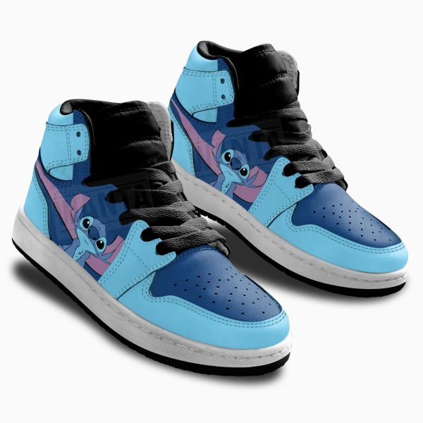 Stitch Kid Sneakers Custom For Kids 3 - Perfectivy