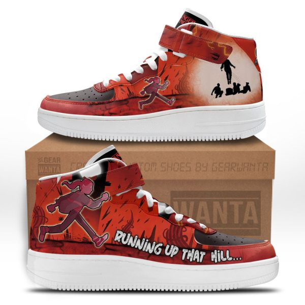 Stranger Things Air Mid Shoes Custom Max Running Hill Sneakers-Gearsnkrs