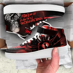 Stranger Things Vecna One Sneakers Custom Air Mid Shoes-Gearsnkrs
