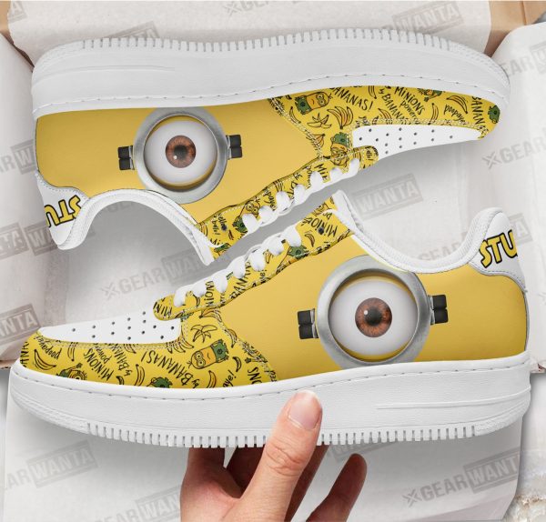 Stuart Minion Air Sneakers Custom Shoes 1 - Perfectivy