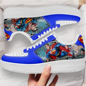 Super Man Air Sneakers Custom Superhero Comic Shoes 1 - PerfectIvy