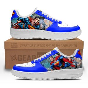 Super Man Air Sneakers Custom Superhero Comic Shoes 2 - PerfectIvy