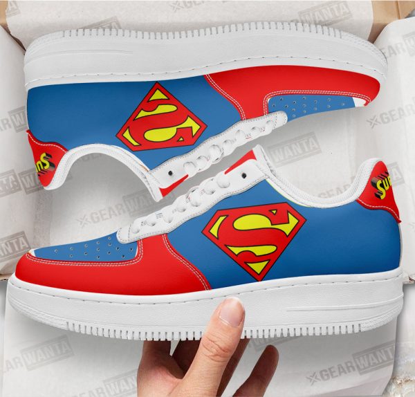 Super Man Super Hero Custom Air Sneakers Qd22 2 - Perfectivy