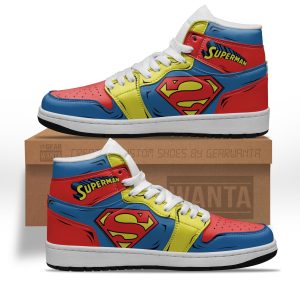 Superman Air J1 Shoes Custom Superhero JD Sneakers 1 - PerfectIvy