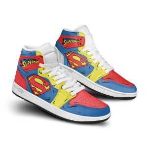 Superman Air J1 Shoes Custom Superhero JD Sneakers 2 - PerfectIvy