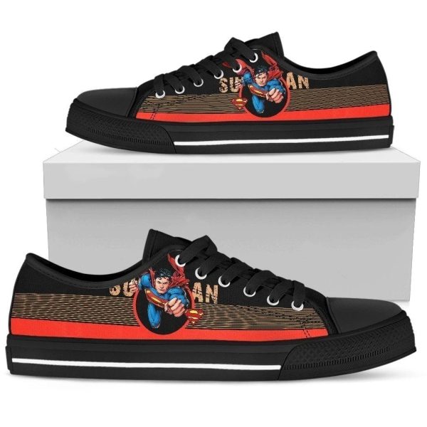 Superman Sneakers Low Top Gift Pt11-Gearsnkrs