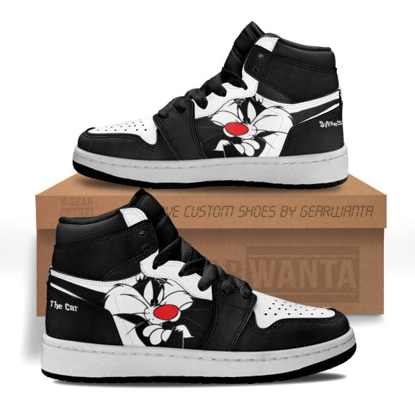 Sylvester The Cat Kid Sneakers Custom For Kids 1 - Perfectivy