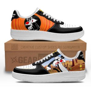 Sylvester the Cat Looney Tunes Custom Air Sneakers QD14 1 - PerfectIvy