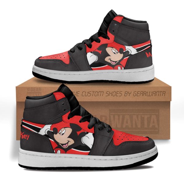 Tasmanian Mickey Kid Sneakers Custom For Kids 1 - Perfectivy