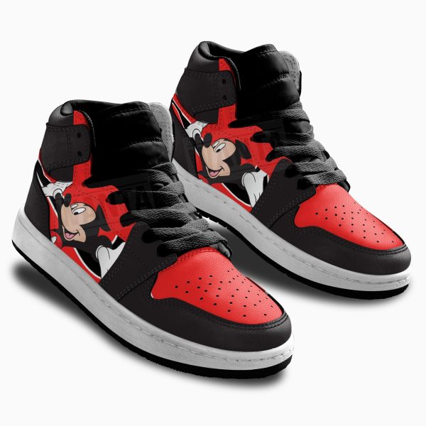 Tasmanian Mickey Kid Sneakers Custom For Kids 2 - Perfectivy