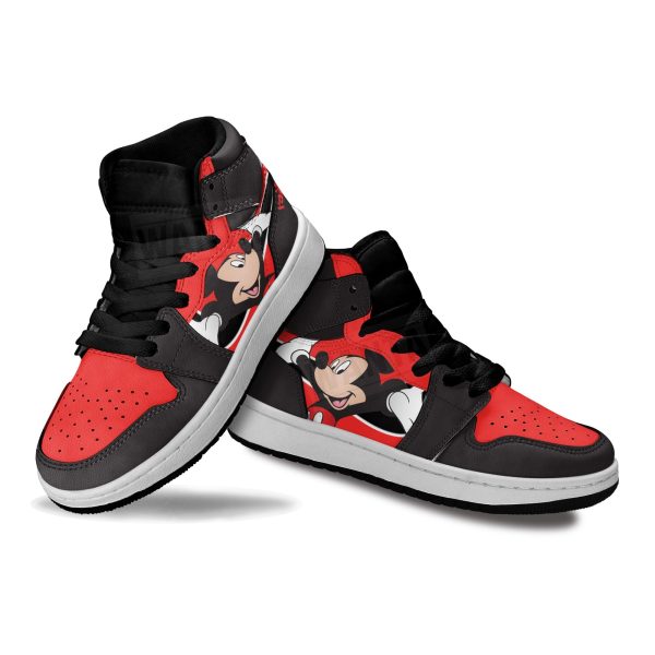 Tasmanian Mickey Kid Sneakers Custom For Kids 3 - Perfectivy