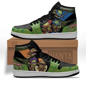 Teenage Mutant Ninja Turtles AJ1 Sneakers Custom Style 2 - PerfectIvy