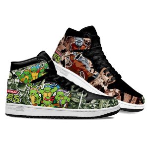 Teenage Mutant Ninja Turtles and Master Splinter AJ1 Sneakers Custom Style 1 - PerfectIvy