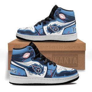 Tennessee Titans Football Team Kid Sneakers Custom For Kids 1 - PerfectIvy