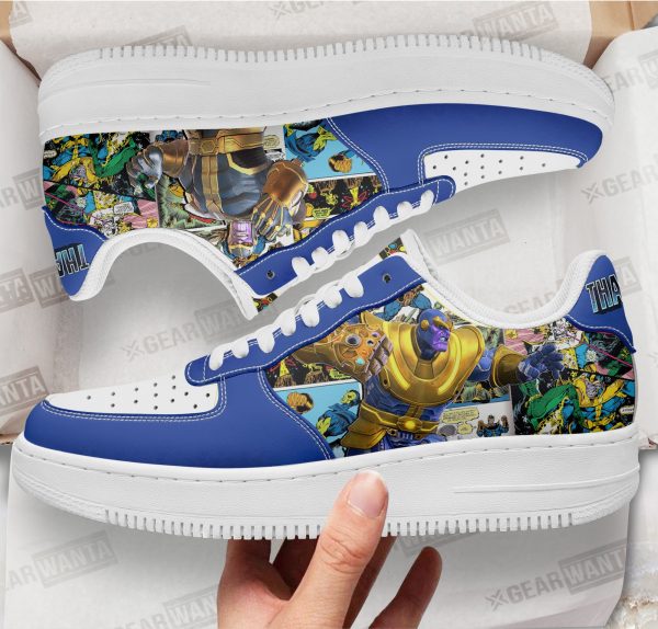Thanos Air Sneakers Custom Superhero Comic Shoes 1 - Perfectivy