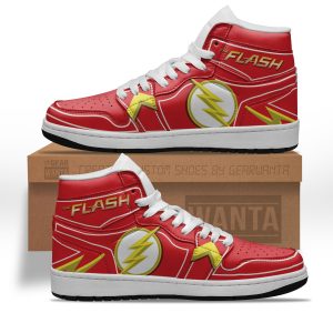 The Flash J1 Shoes Custom Super Heroes Sneakers-Gear Wanta