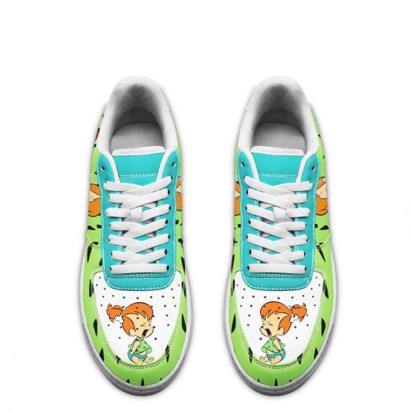 The Flintstones Pebbles Flintstone Air Sneakers Custom 3 - Perfectivy