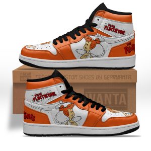 Wilma Flintstones J1 Shoes Custom The Flintstones Family Sneakers 1 - PerfectIvy