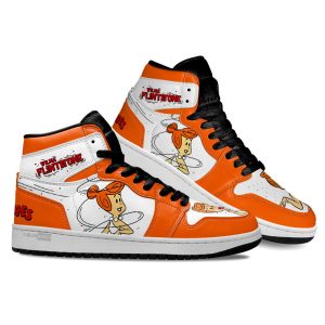 Wilma Flintstones J1 Shoes Custom The Flintstones Family Sneakers 2 - PerfectIvy