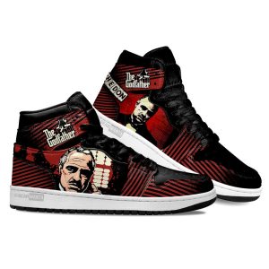 The Godfather Don Corleone AJ1 Sneakers Custom Shoes-Gear Wanta