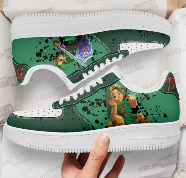 The Legend Of Zelda Air Sneakers Custom For Gamer Shoes 1 - Perfectivy