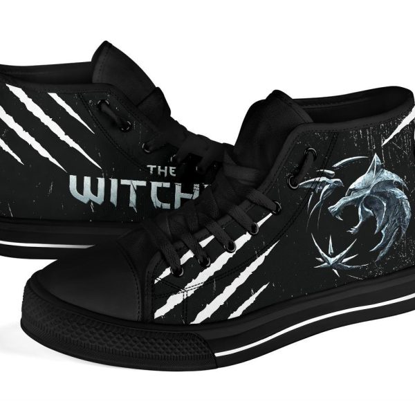 The Witcher Shoes High Top Sneakers Custom Idea-Gearsnkrs