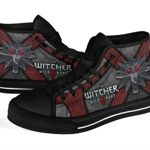 The Witcher High Top Shoes Gift-Gearsnkrs