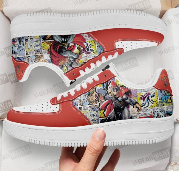Thor Air Sneakers Custom Superhero Comic Shoes 1 - Perfectivy