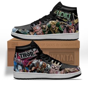 Thor and Loki JD Sneakers Custom Superheroes Shoes-Gear Wanta