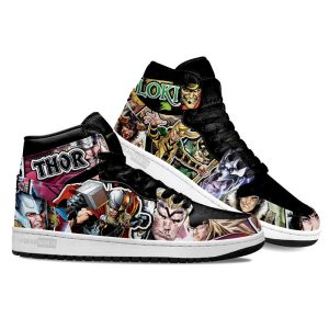 Thor And Loki Jd Sneakers Custom Superheroes Shoes-Gearsnkrs