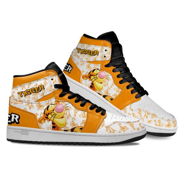 Tigger J1 Shoes Custom For Cartoon Fans Sneakers Pt04 3 - Perfectivy